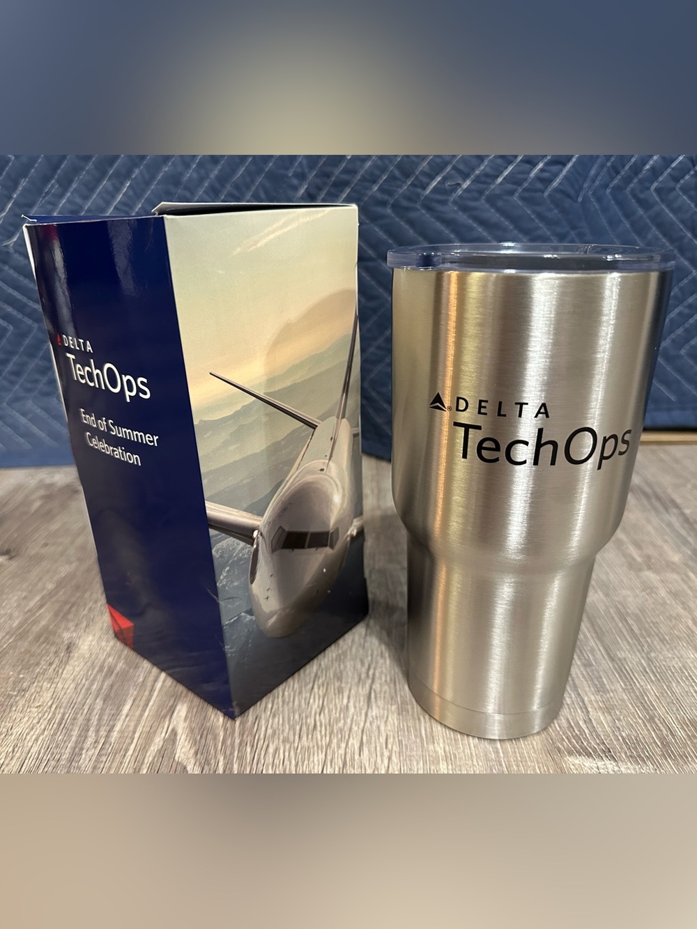 Delta TechOps Stainless Steel Big Boss 30 oz Tumbler - Silver